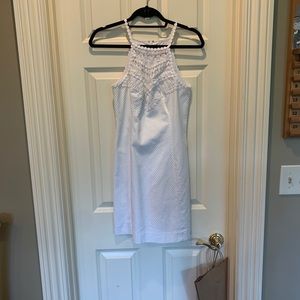 White Lilly Pulitzer high neck dress